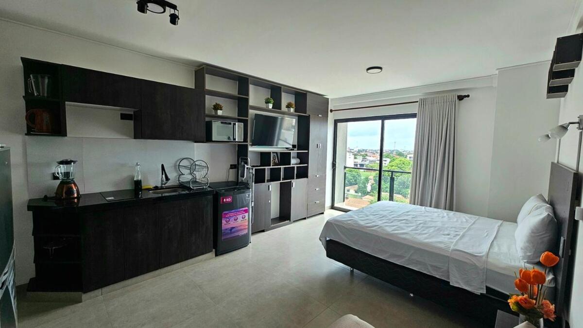 Acogedor Monoambiente Con Vista Panoramica Appartement Santa Cruz de La Sierra